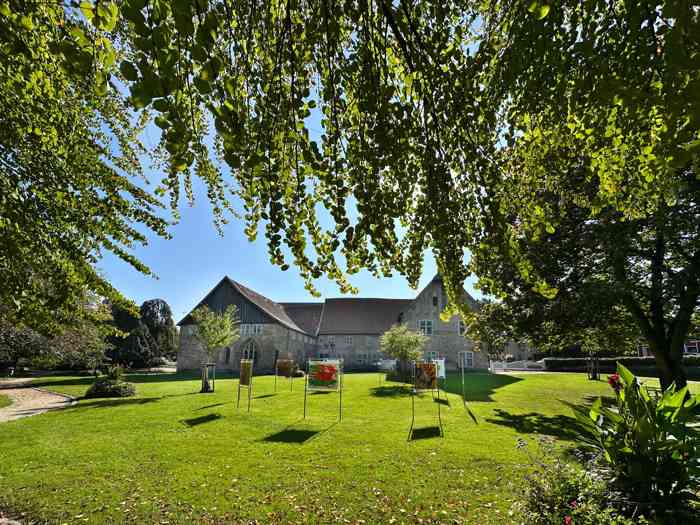 Garten des Graukloster neben dem Standesamt Schleswig