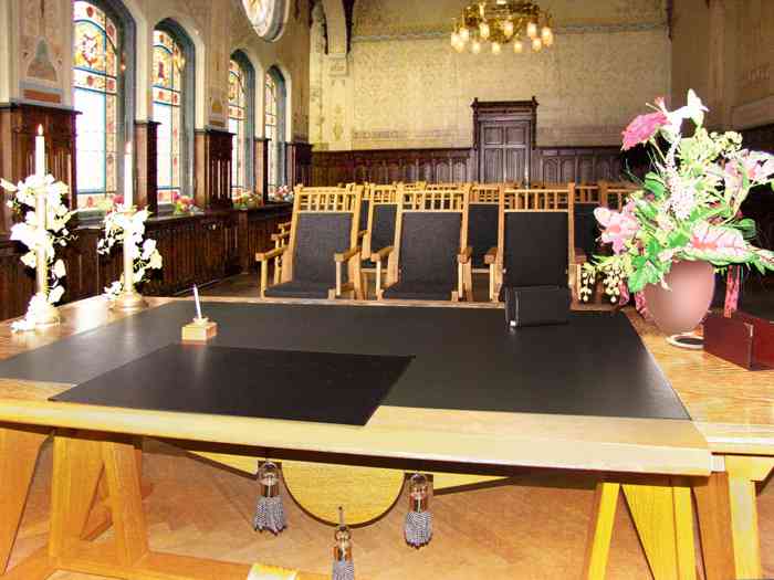 Trauraum ist der historische Raatssaal im Alten Rathaus Neumünster.