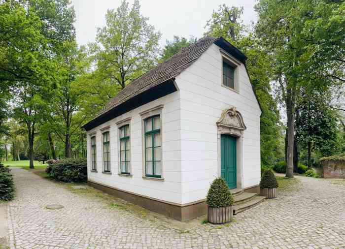 Trauort Gräfliches Gartenhaus auf der Burginsel in Delmenhorst.