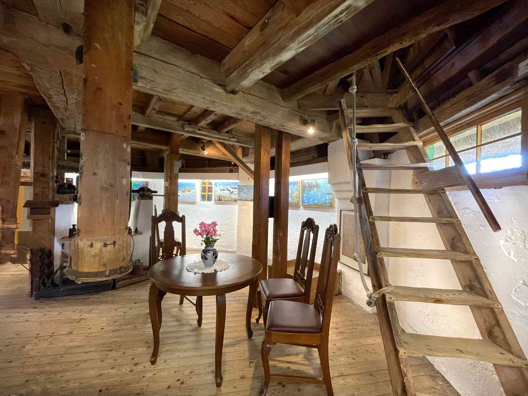 Holyart Mühlenflügel 20cm | Mediterraner Stil Holz | Für Krippen & Deko