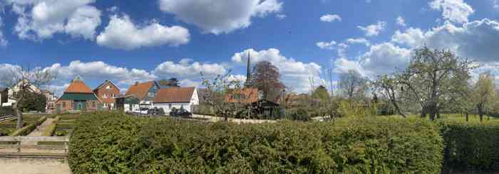 Panorama von Barmstedt mit dem Trauort Humburg Haus.