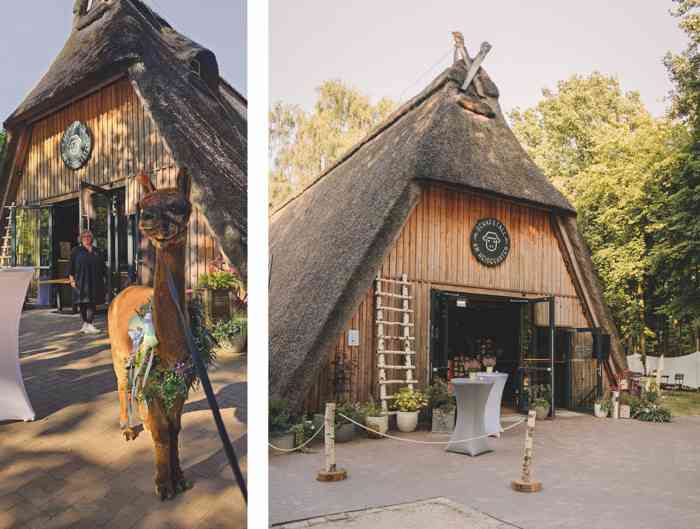 Hochzeitslocation Schafstall im Heidegarten