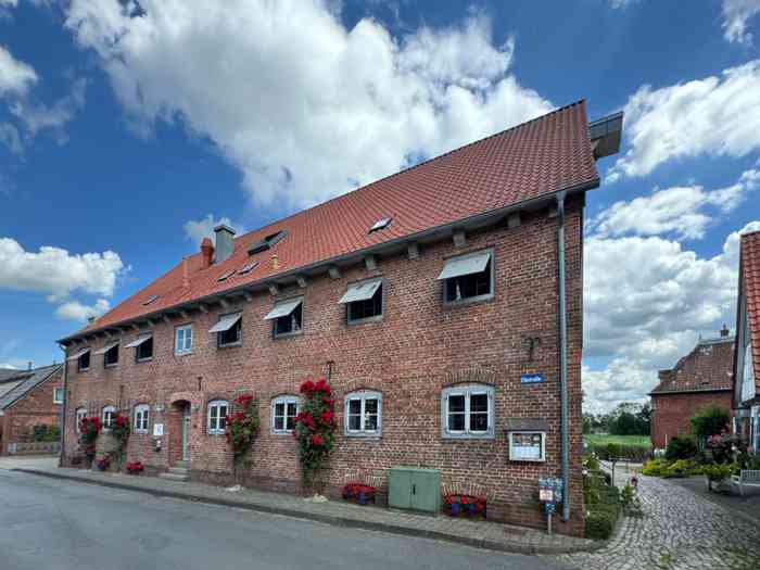 Straßenseite des Hostorischen Kornspeichers.