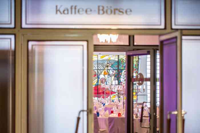 Börsensaal der Historeischen Kaffeebörse im Ameron Hamburg Hotel Speicherstadt.